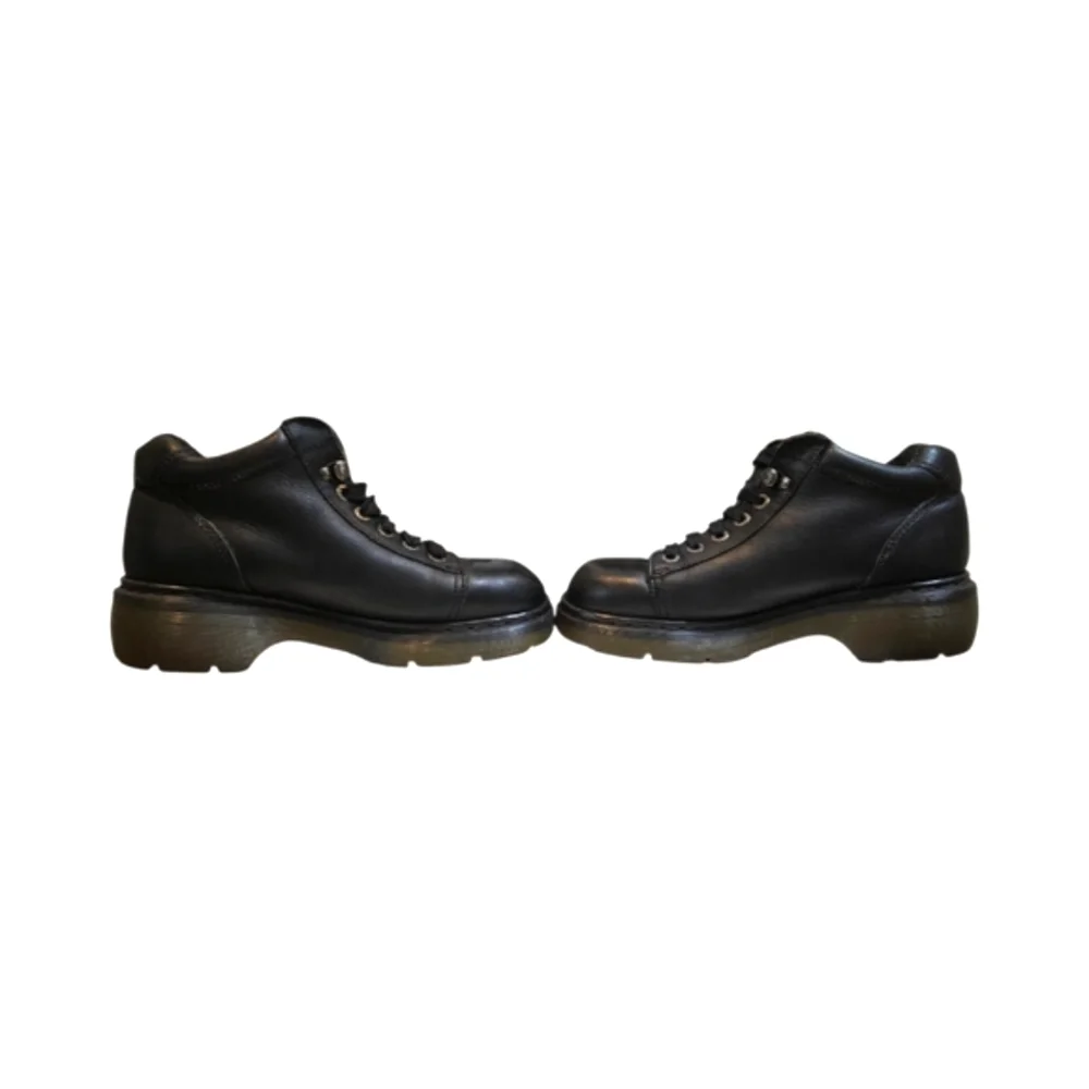 Dr. Martens 8550 Black Leather Boots Size UK 8/US 10 Chunky England 90s Vintage